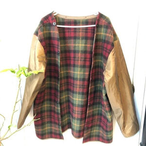 0JW02 Men 85% Wool Jacket/lining buttons Size Xxl